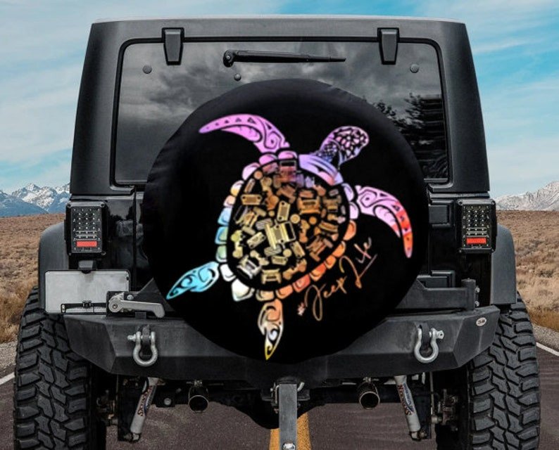 Turtle Jeep Life Spare Tire Cover LT11 Aljaira