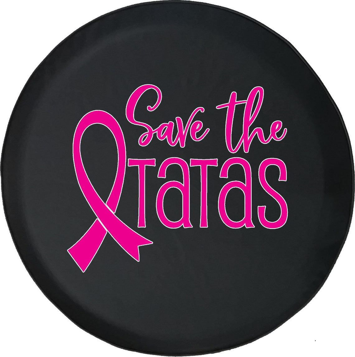 Jeep Tire Covers Breast Cancer Ribbon Pink Spare Tire Cover for Camp