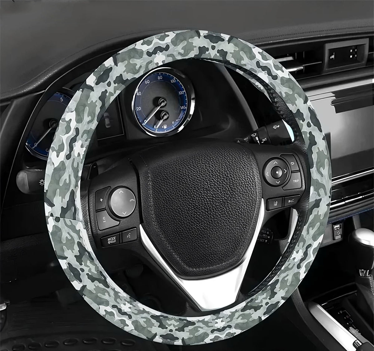 Personalized Jeep Camo Automotive Steering Wheels Cover Aljaira