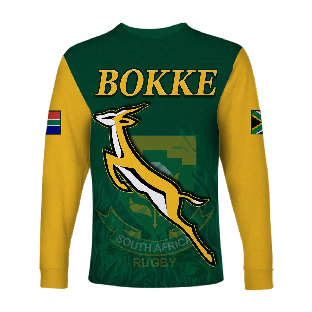 South Africa Rugby Long Sleeve Button Shirt Champions GO Bokke LT7 main image 0
