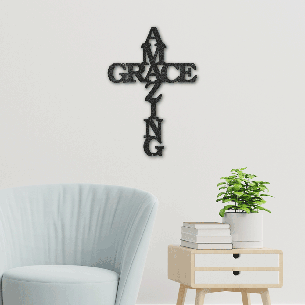 Amazing Grace Metal Wall Art Aljaira