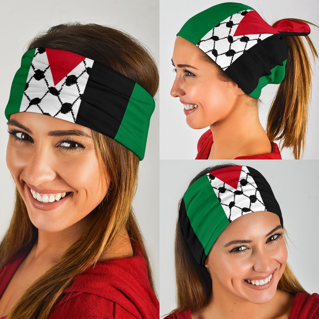 Bandana Keffiyeh Palestine - Foulard Culturel - 55x55 Cm - Coton Doux - Demmi Falestini