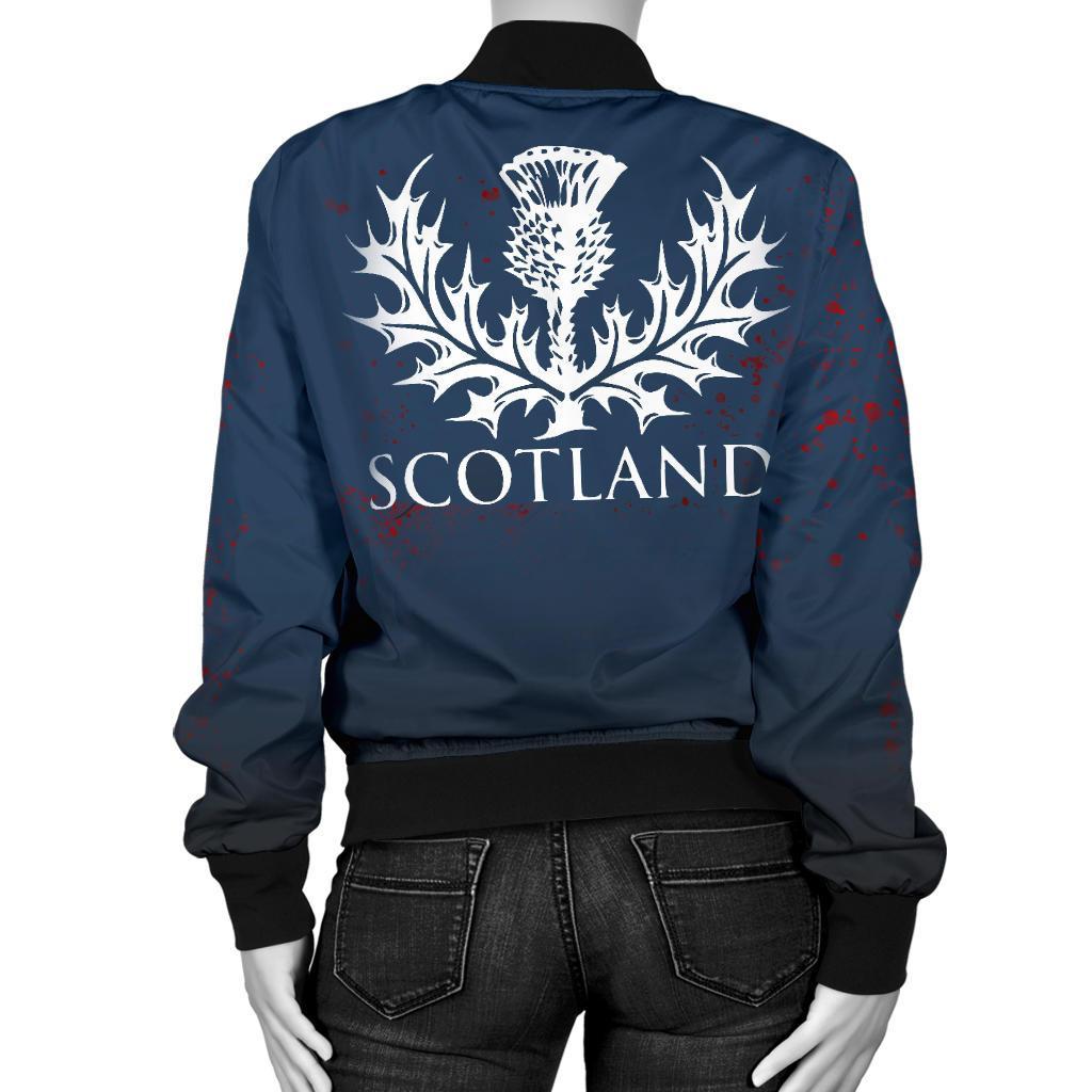 Shaw of Sauchie Tartan Bomber Jacket Lion & Thistle