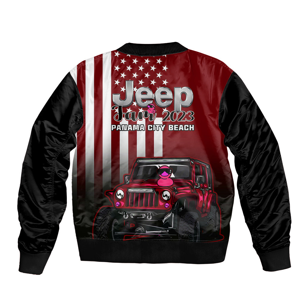 Florida Jeep Jam 2023 With Duck Bomber Jacket Red Verison LT14 – Aljaira