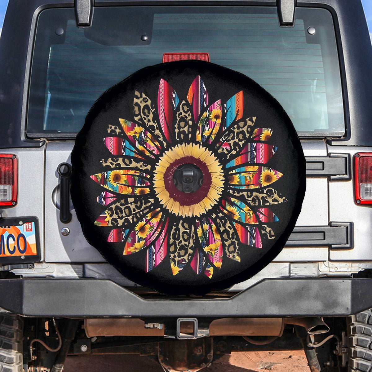 Native Sunflower Spare Tire Cover LT11