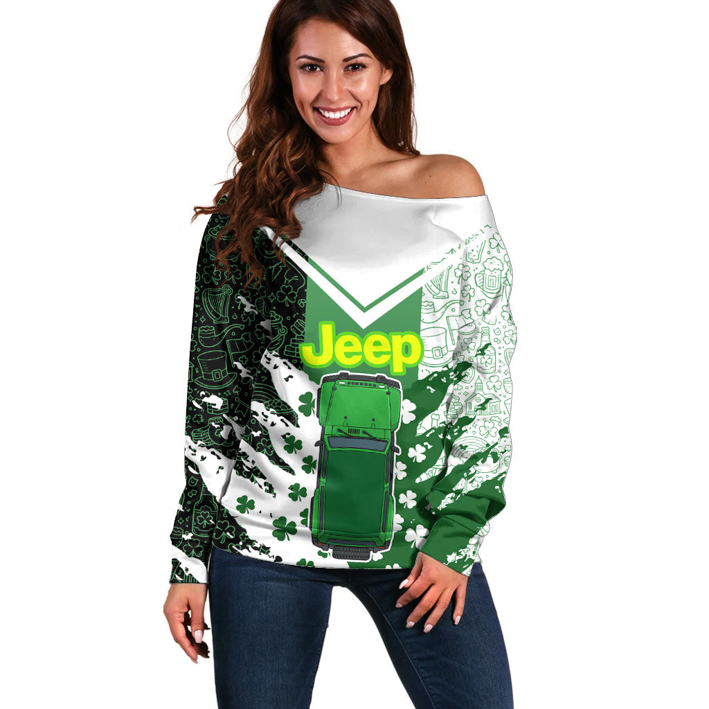 Off road shoulder green Ashfield Off Shoulder Top Green | Princess Polly main image 4