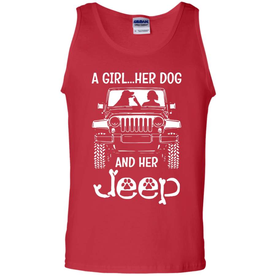 a-girl-her-dog-and-her-jeep-tank-top