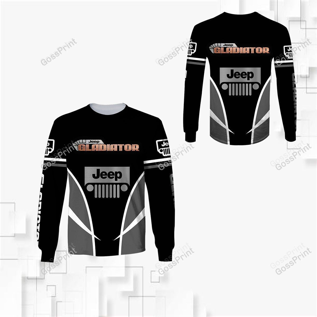 3D ALL OVER JEEP GLADIATOR SHIRT VER 13
