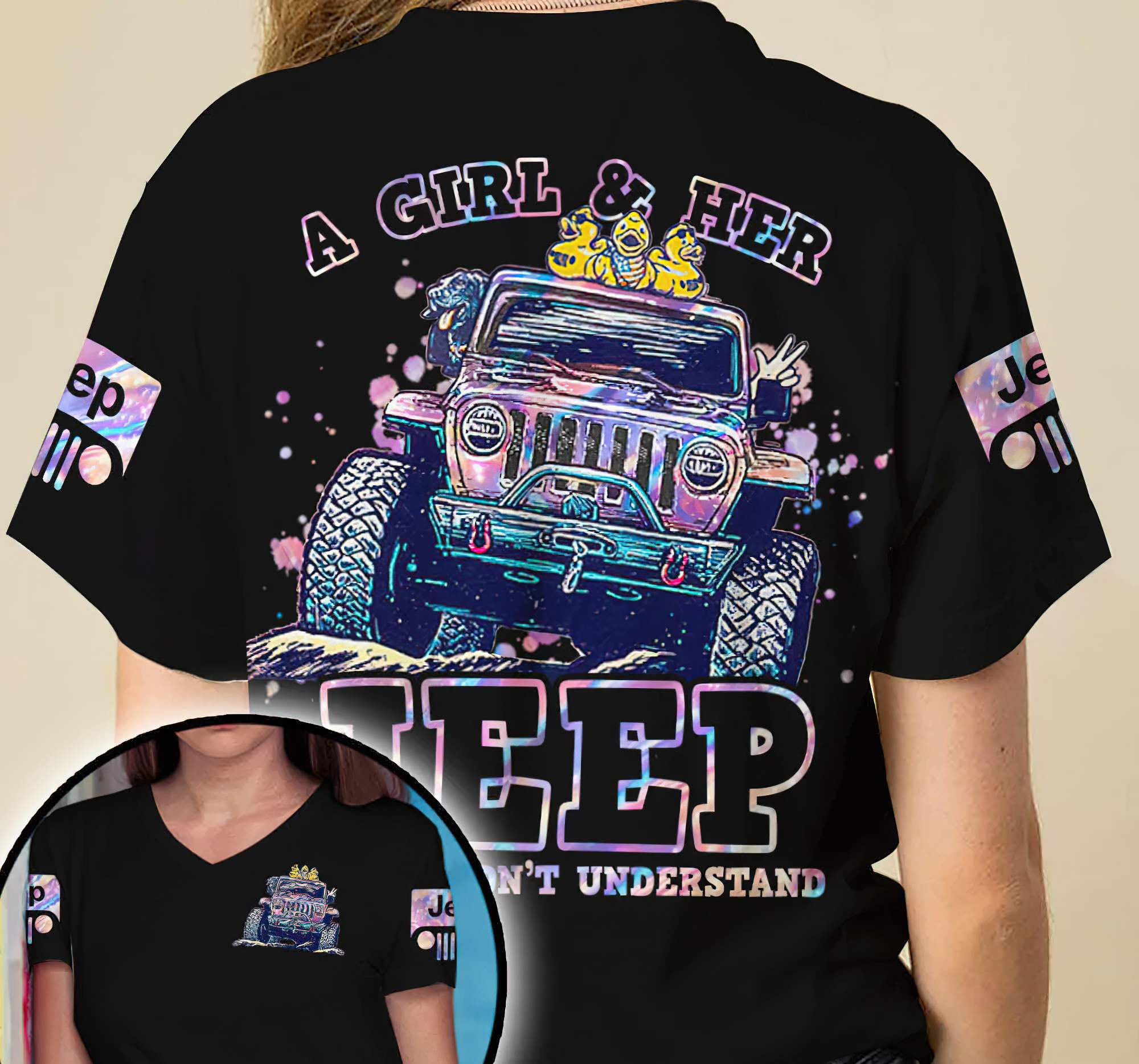 a-girl-and-her-jeep-holo-all-over-print-women-v-neck-t-shirt