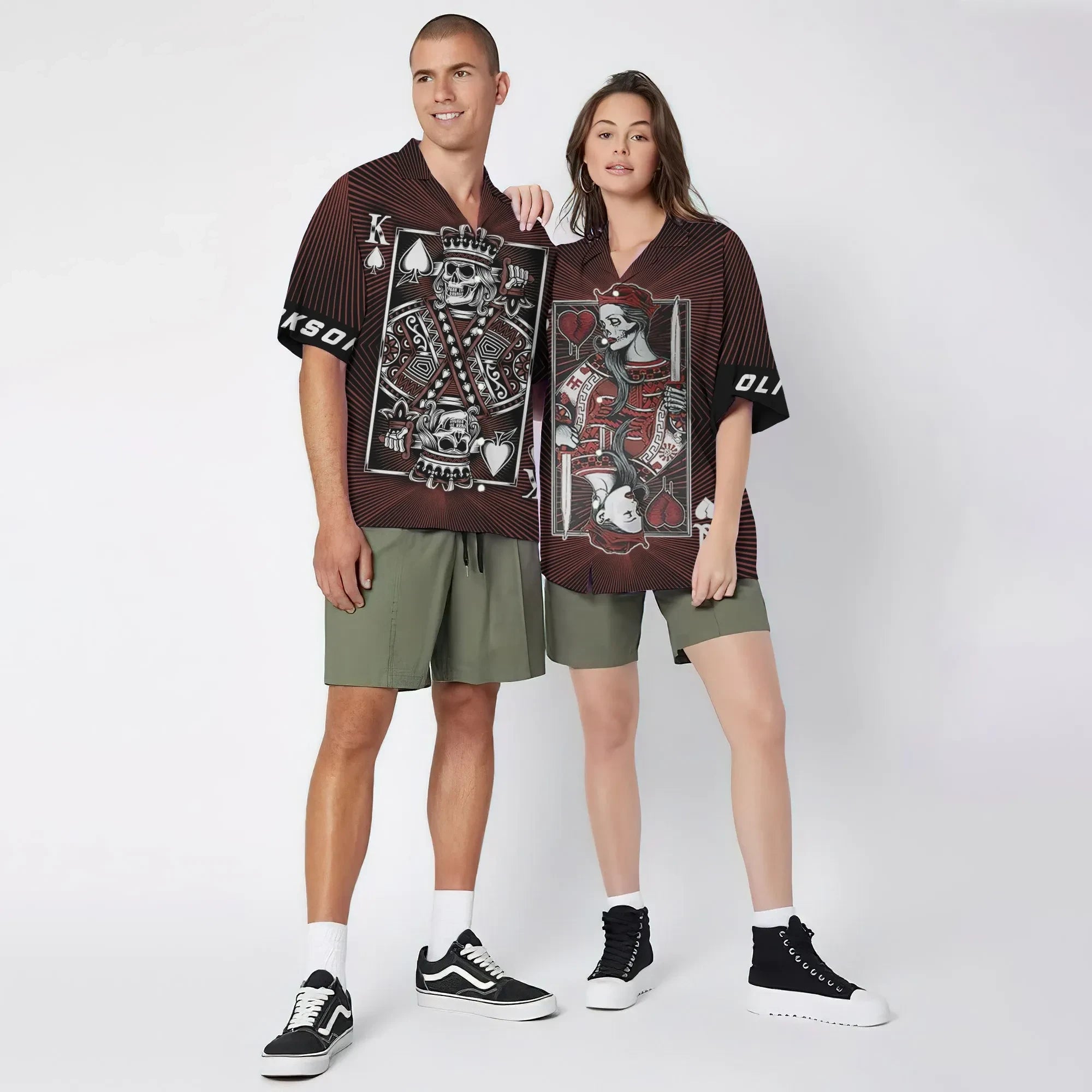 3d-king-skull-heart-couple-custom-name-short-sleeve-shirt-aloha-shirt-for-summer