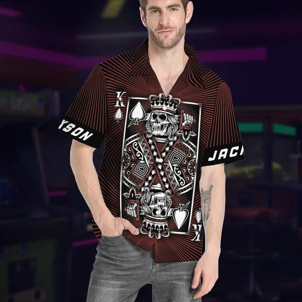 3d-king-skull-heart-couple-custom-name-short-sleeve-shirt-aloha-shirt-for-summer