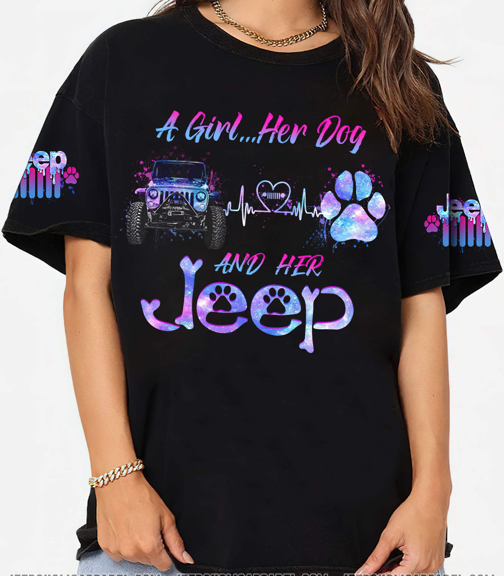 a-girl-her-dog-and-her-jeep-t-shirt