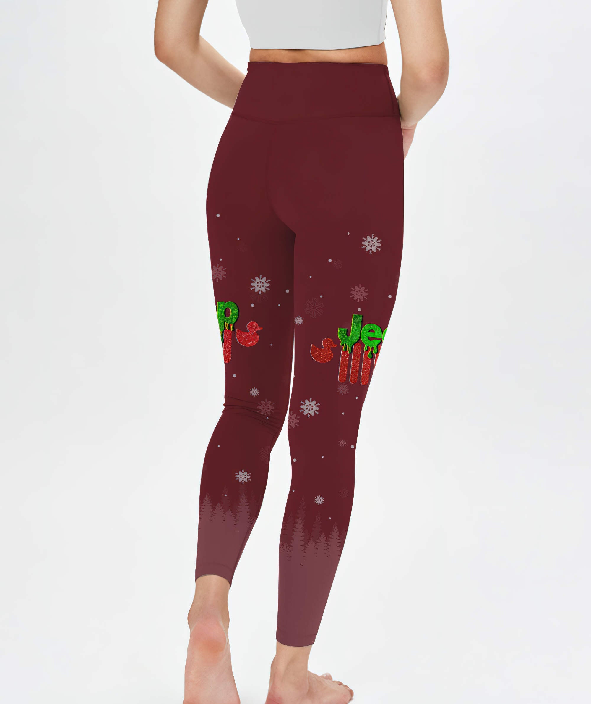 duck-jeep-girl-christmas-leggings