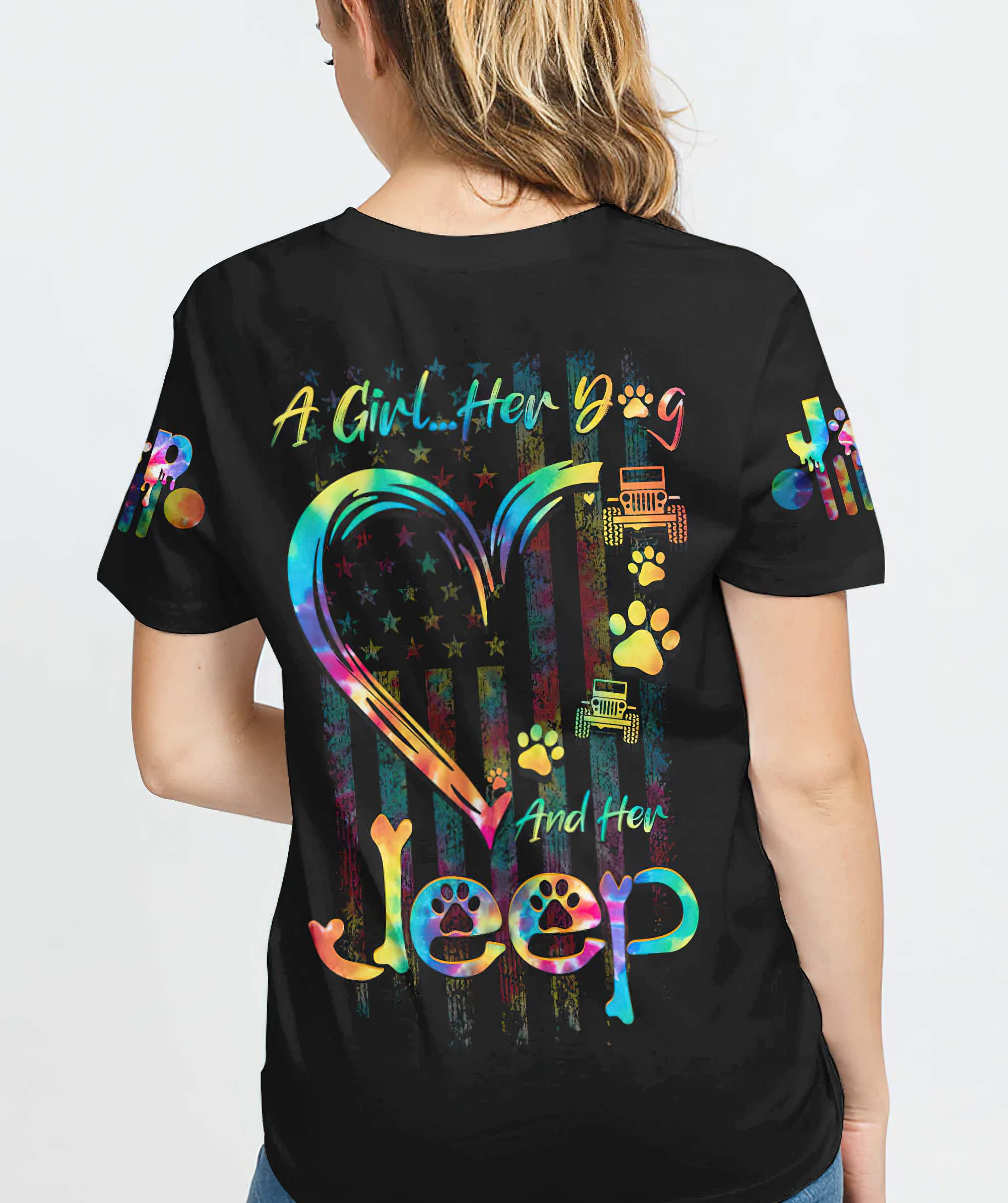 a-girl-her-dog-and-her-jeep-t-shirt