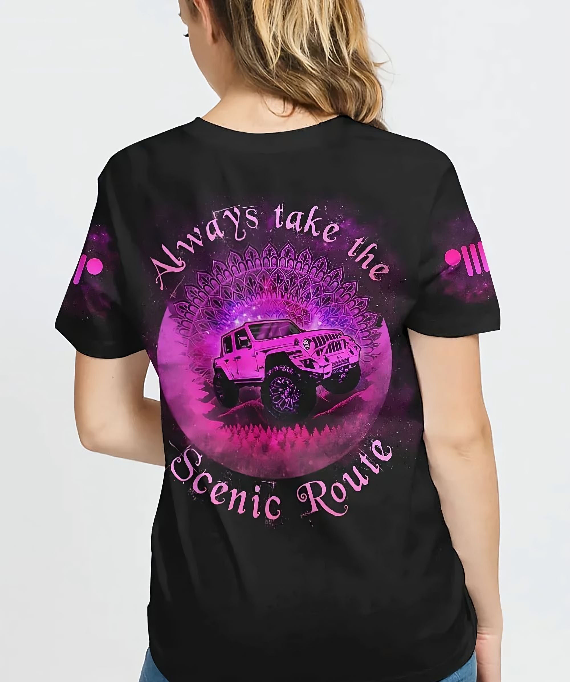 always-take-the-scenic-route-mandala-jeep-all-over-print-t-shirt