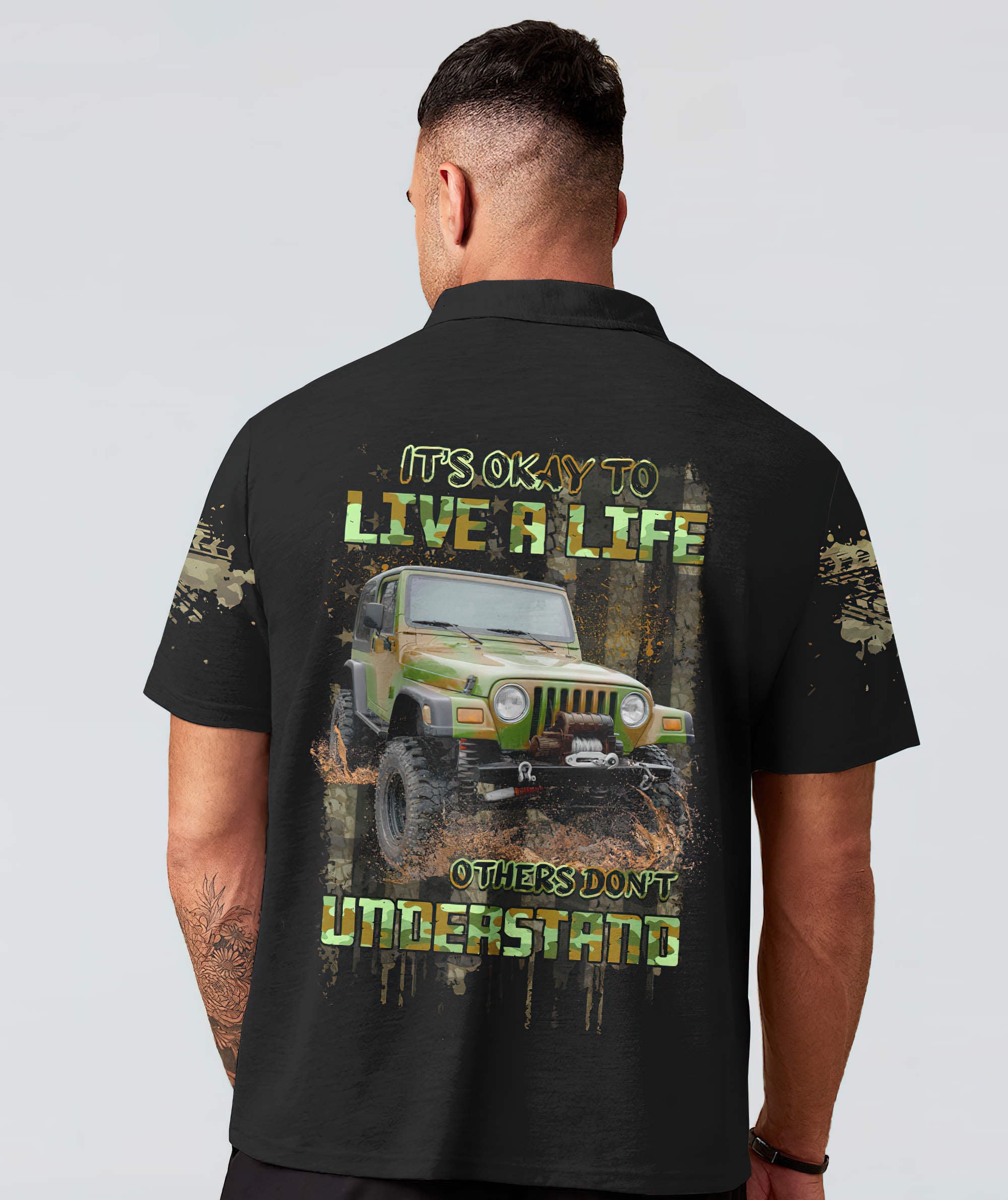 its-okay-to-live-a-life-jeep-polo-shirt