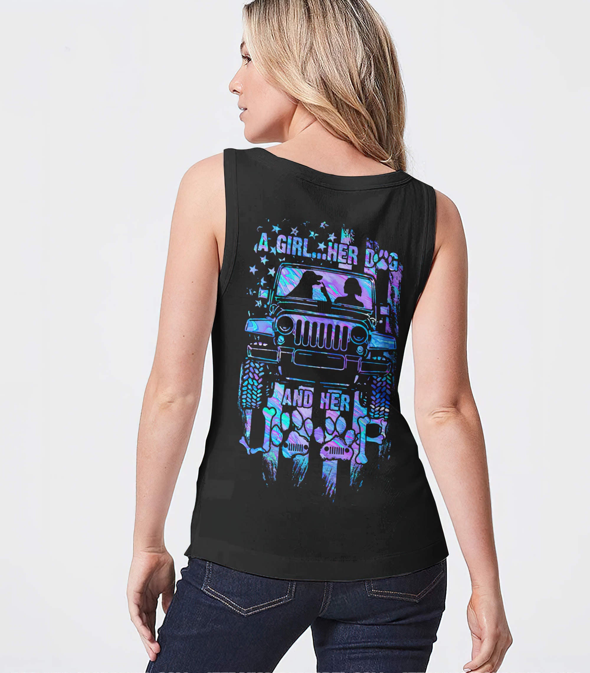a-girl-her-dog-hologram-tank-top