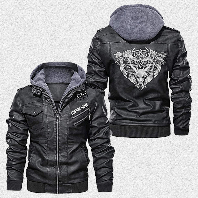 custom-personalised-viking-leather-jacket-celtic-stag-and-birds