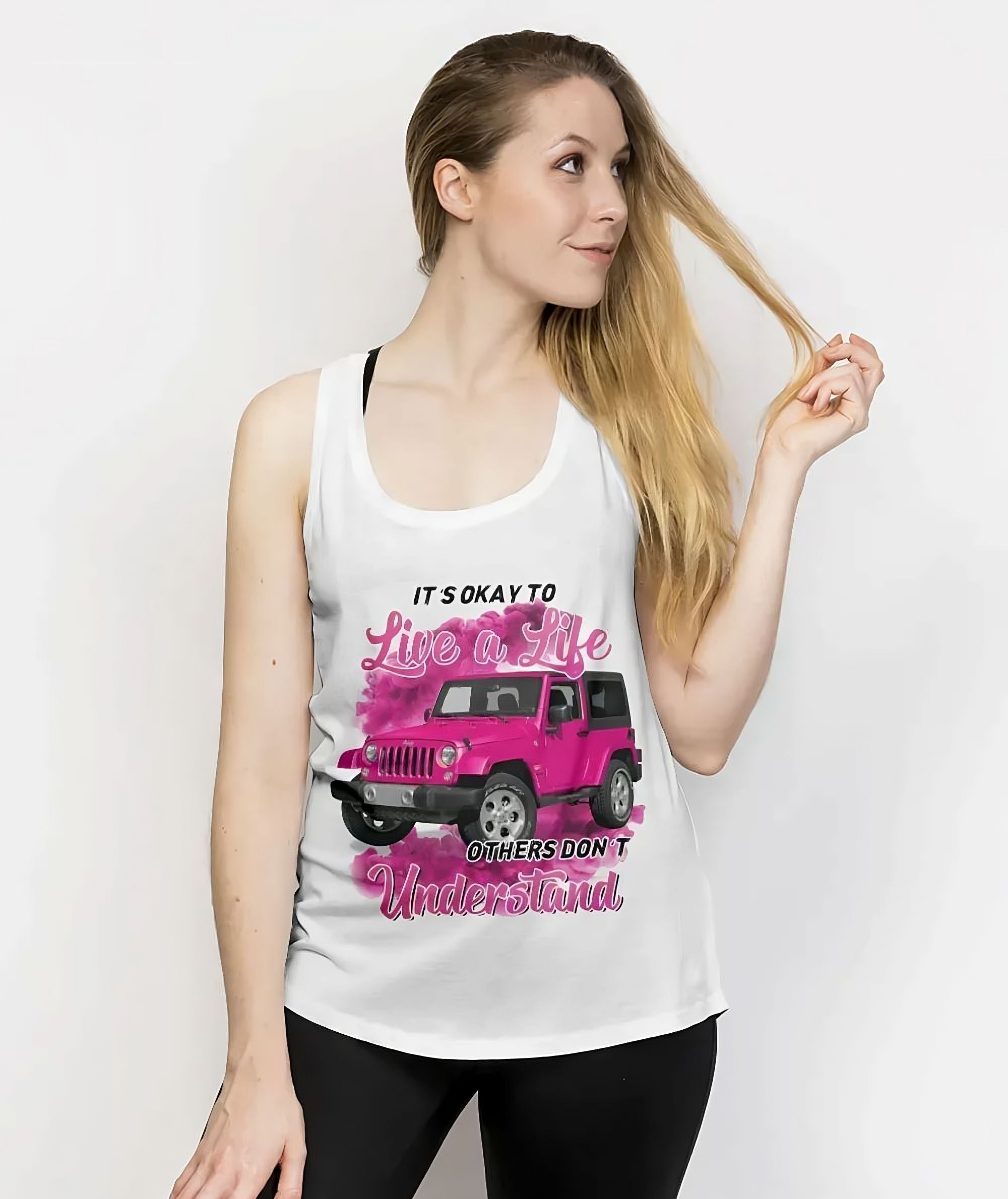 its-okay-to-live-a-life-pink-jeep-girl-all-over-print-tank-top