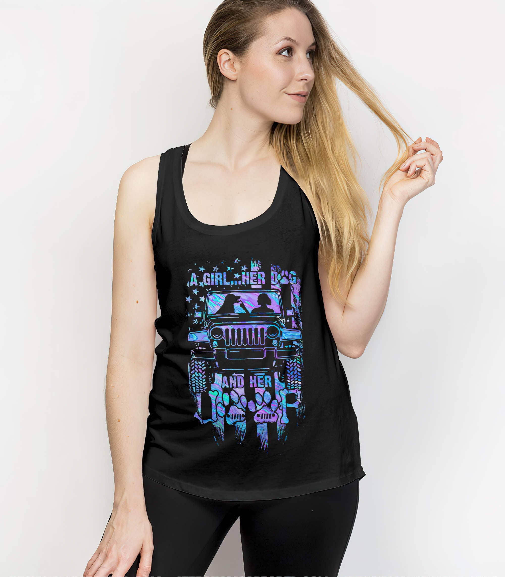 a-girl-her-dog-hologram-tank-top