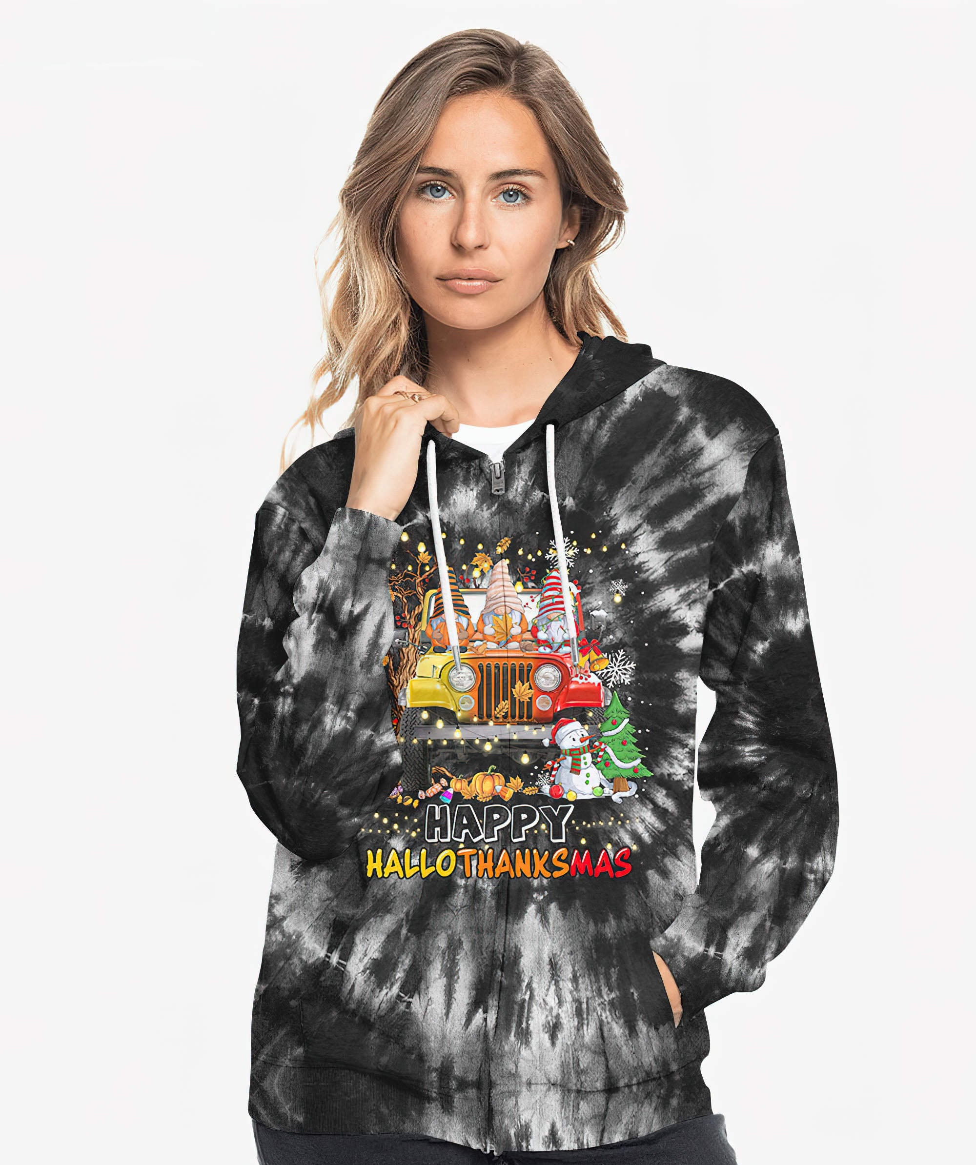 happy-hallothanksmas-jeep-gnomies-tie-dye-hoodie