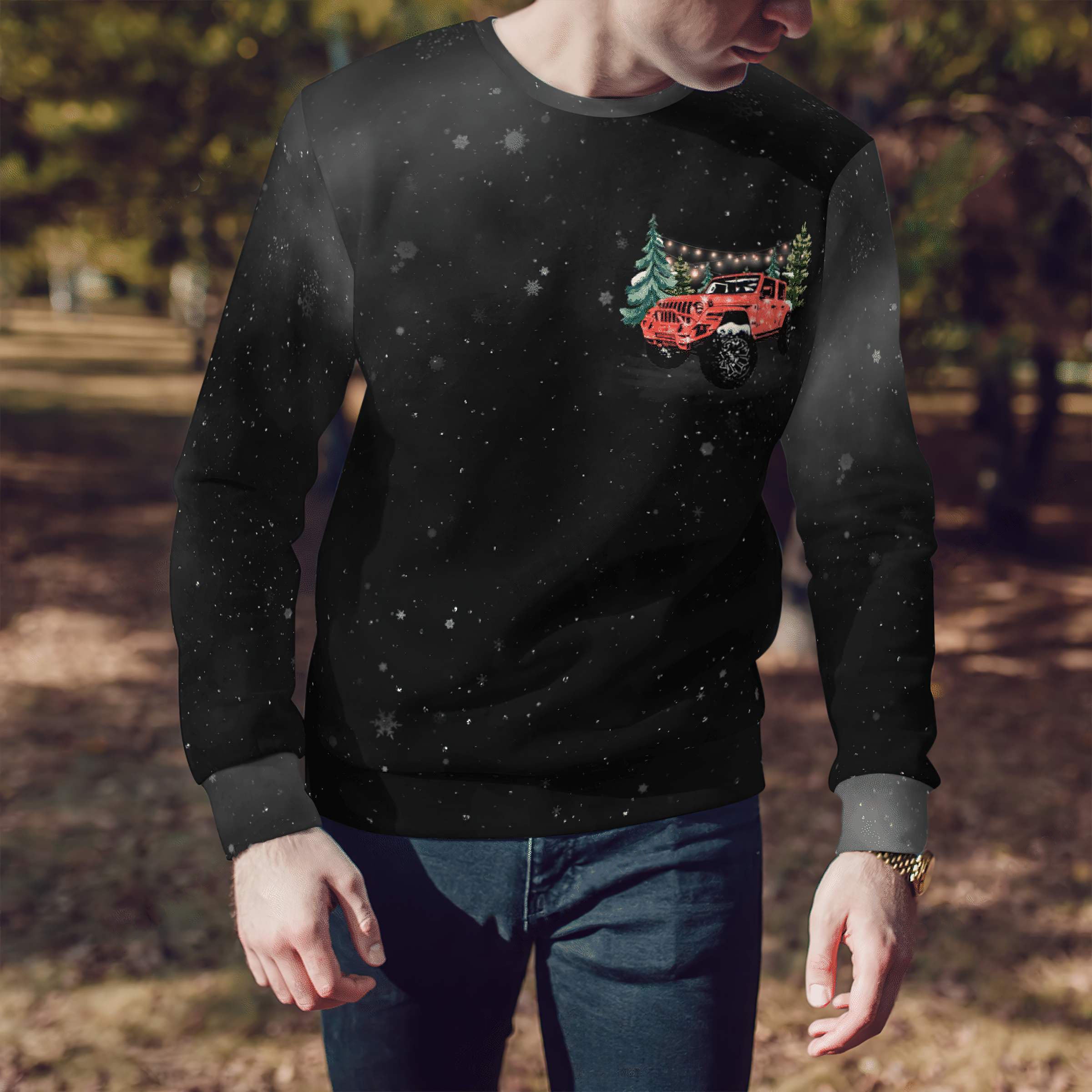 8-girl-9-xmas-jeep-christmas-sweatshirt
