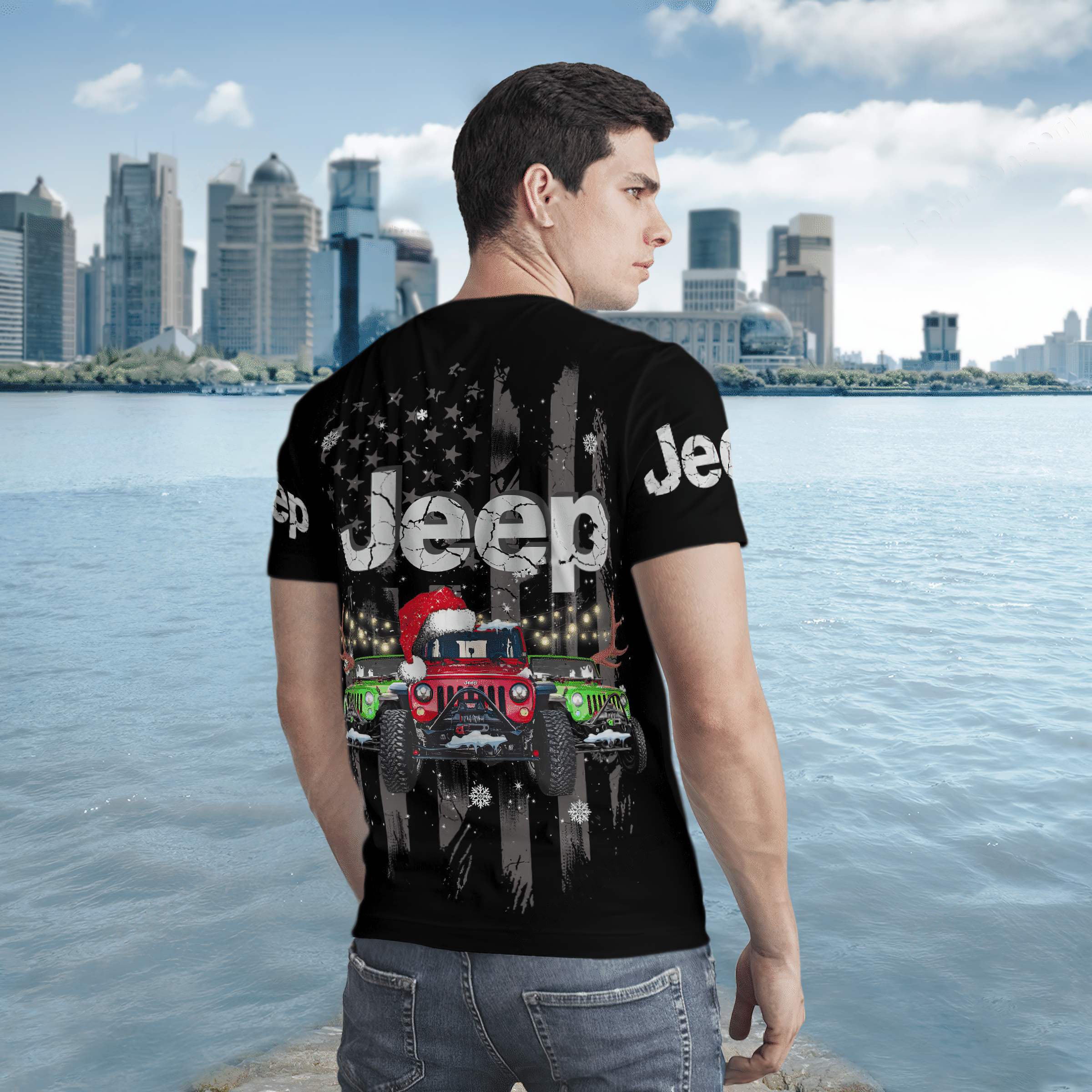 3d-jeep-christmas-t-shirt