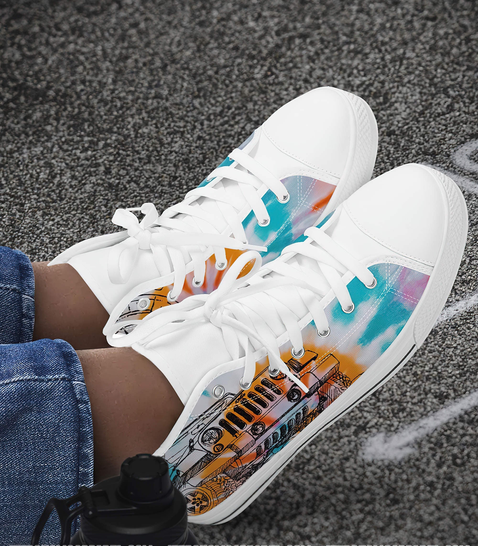 tie-dye-jeep-girl-high-top-shoes