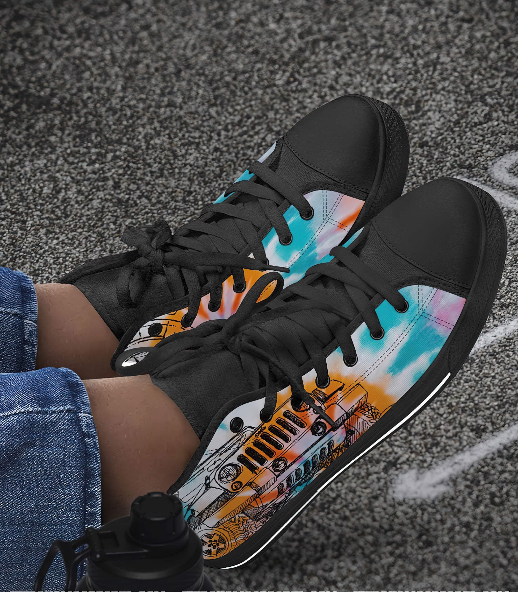 tie-dye-jeep-girl-high-top-shoes