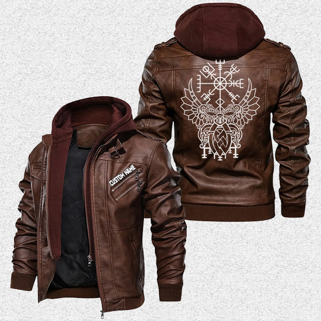 custom-personalised-viking-leather-jacket-viking-vegvisir-odin-runic-compass
