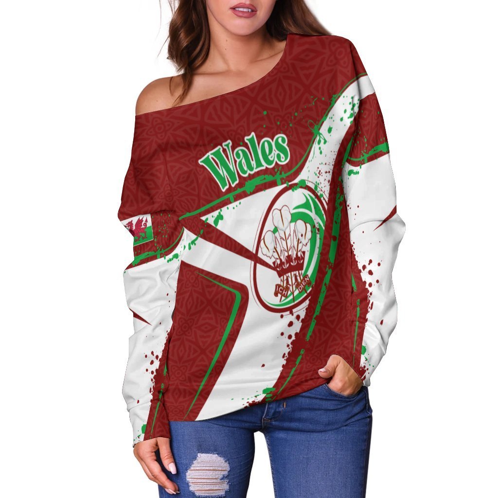 custom-text-wales-rugby-personalised-womens-off-shoulder-sweater-welsh-rugby
