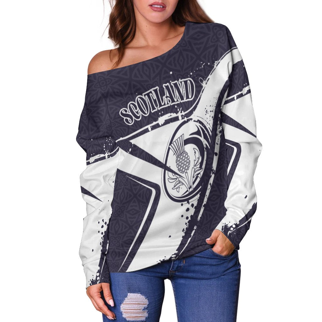 custom-text-scotland-rugby-personalised-womens-off-shoulder-sweater-scottish-rugby