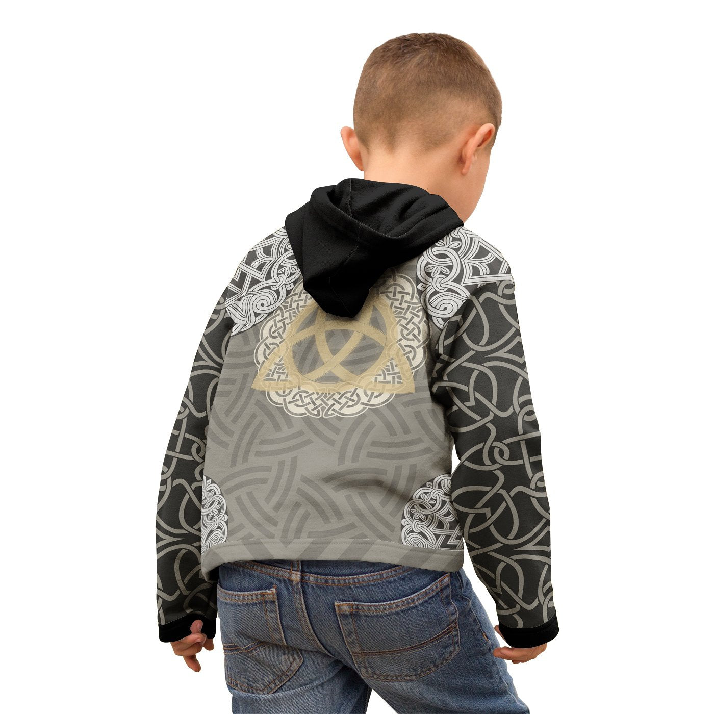 custom-text-celticone-hoodie-kids-tree-of-triquetra