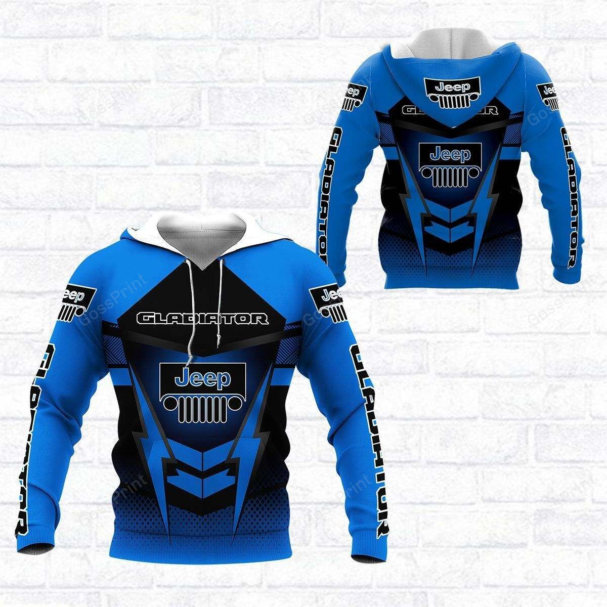3D ALL OVER JEEP GLADIATOR SHIRT VER 2