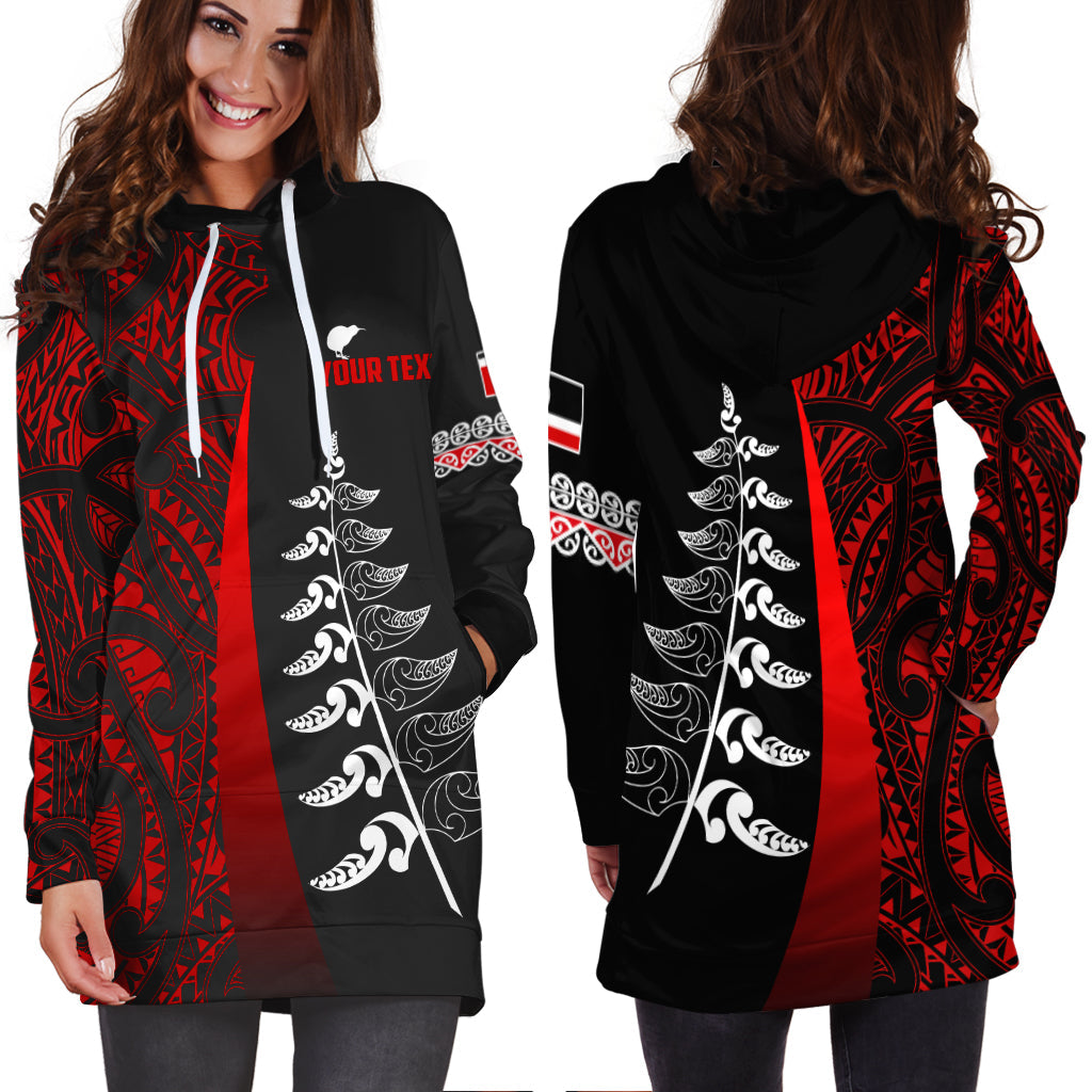 custom-personalised-waitangi-day-hoodie-dress-maori-mix-fern-style-red-lt13