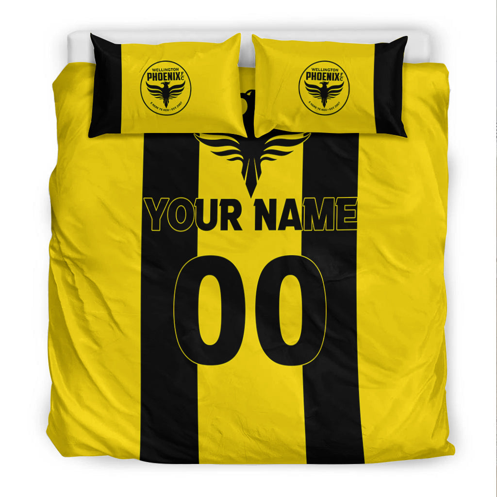 custom-personalised-wellington-phoenix-pride-bedding-set