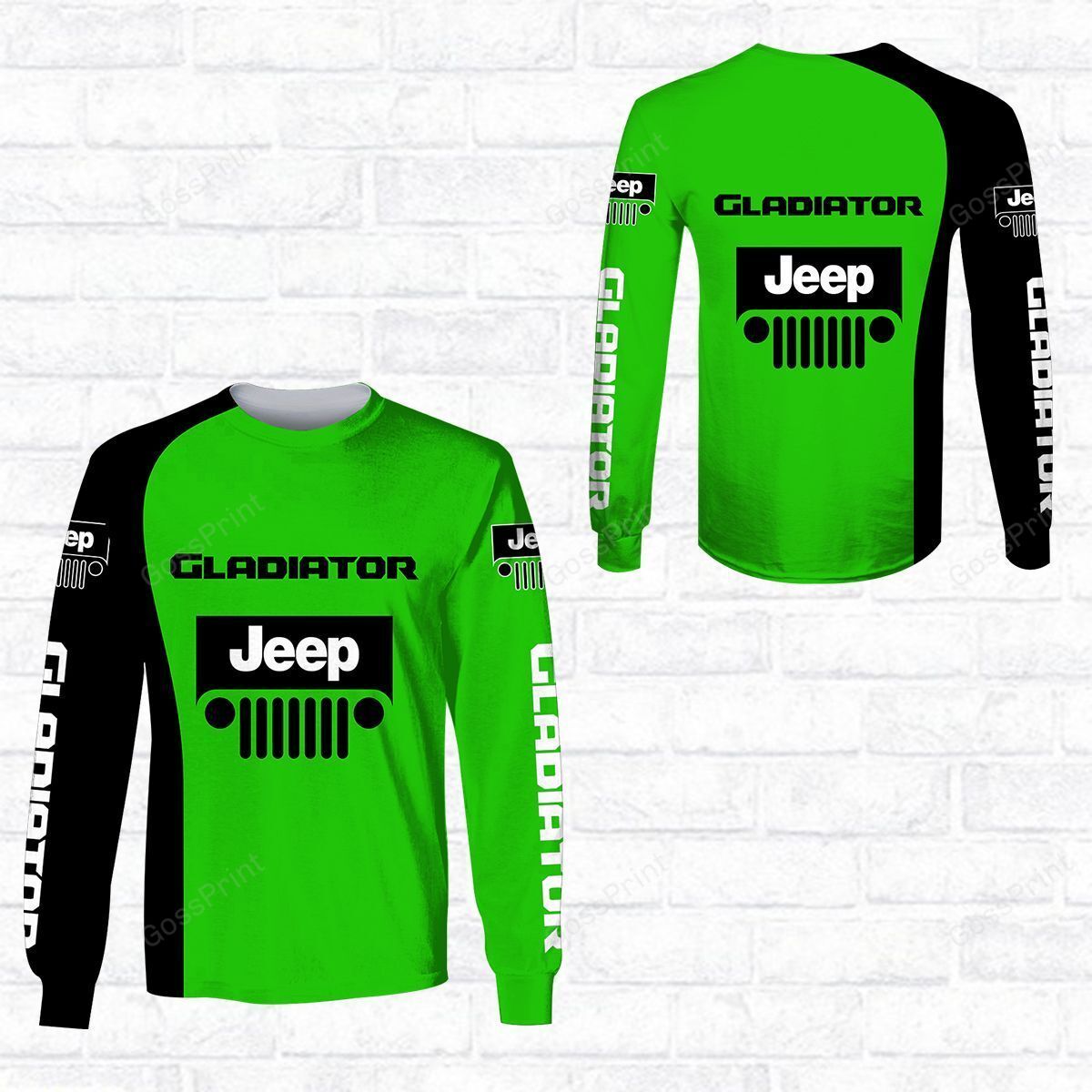 3D ALL OVER JEEP GLADIATOR SHIRT VER 15