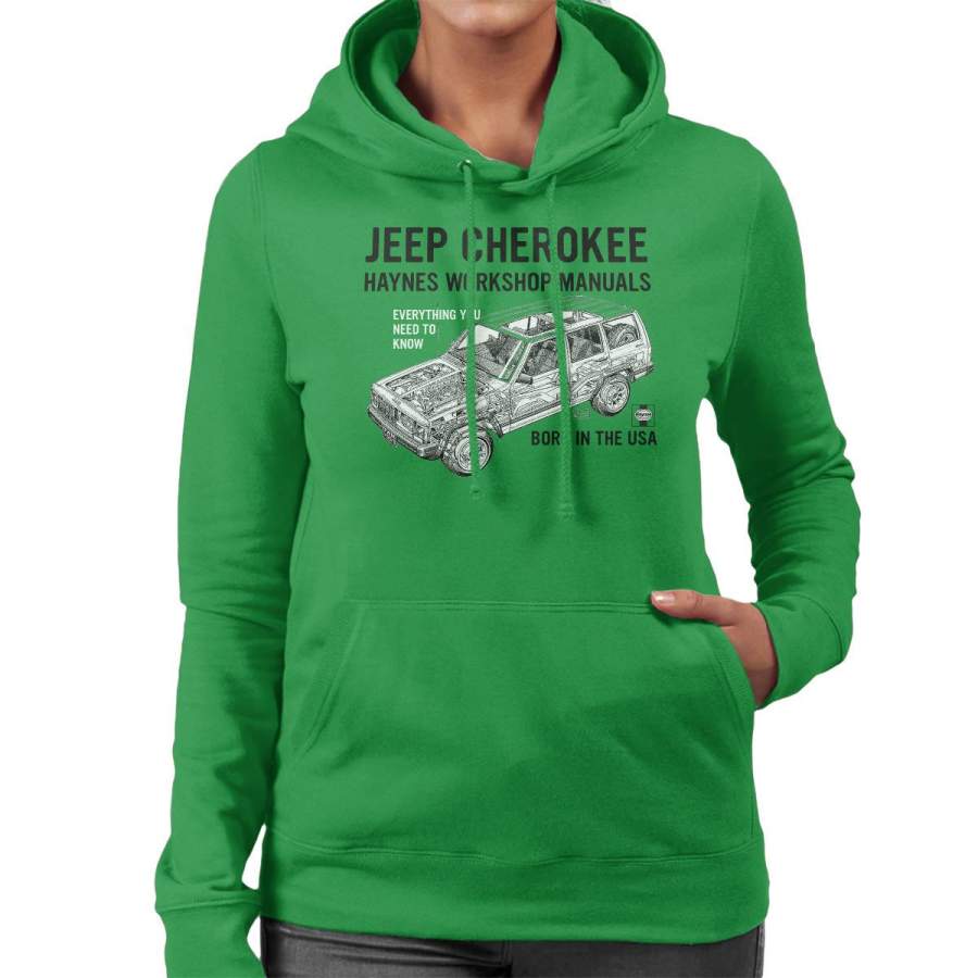 haynes-owners-workshop-manual-jeep-cherokee-black-womens-hooded-sweatshirt