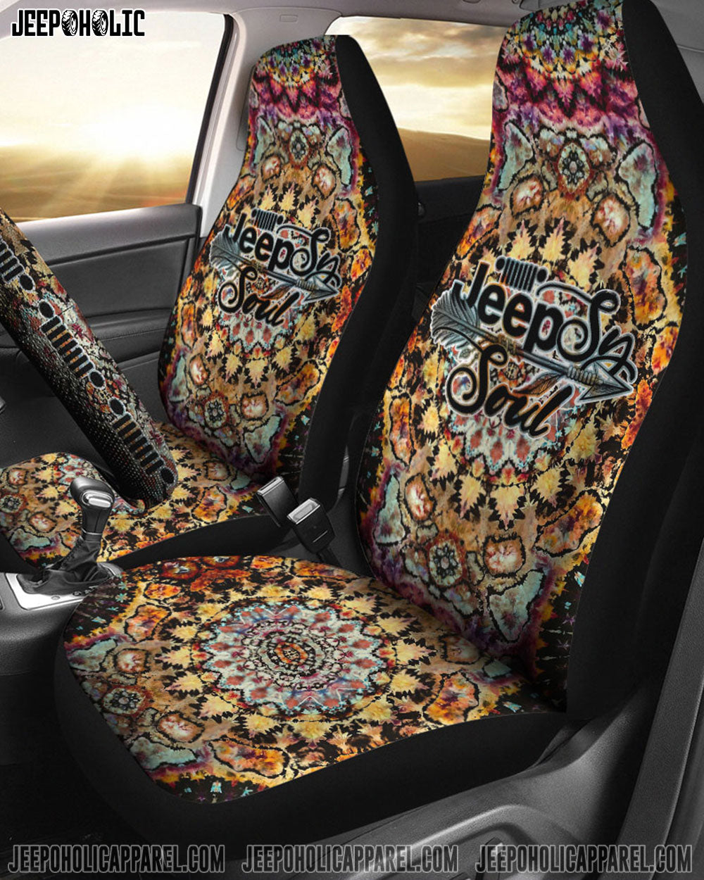 Jeepsy Soul Tie Dye Art Automotive