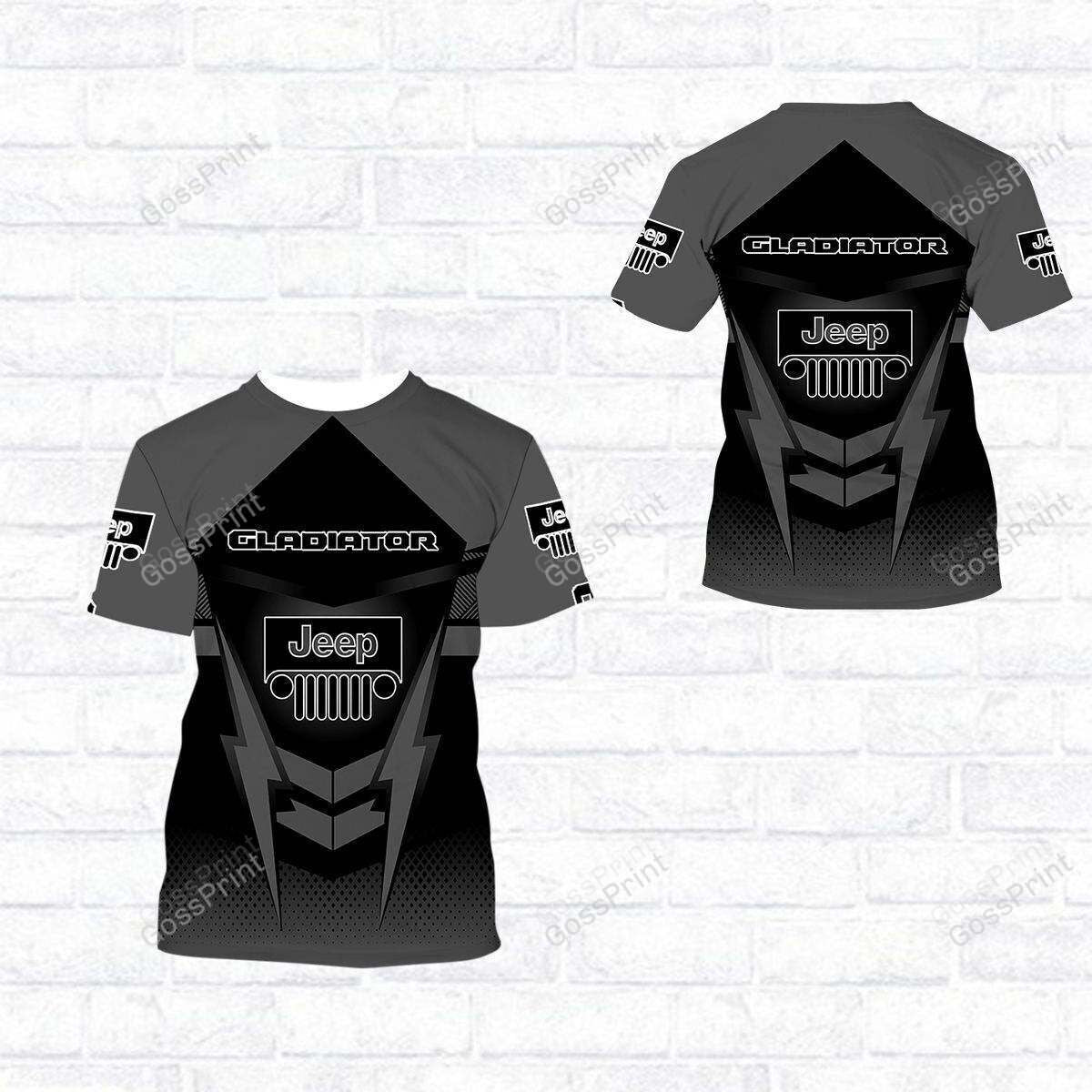 3D ALL OVER JEEP GLADIATOR SHIRT VER 7