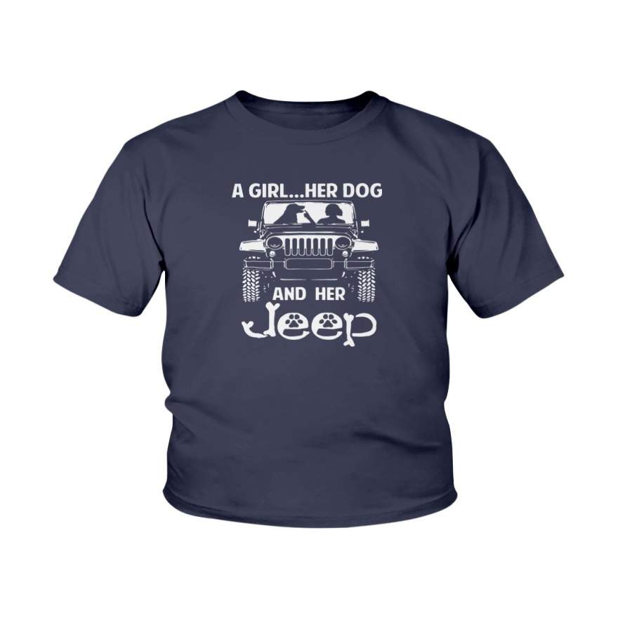 a-girl-her-dog-and-her-jeep-dog-paw-lover-jeep-gift-shirt