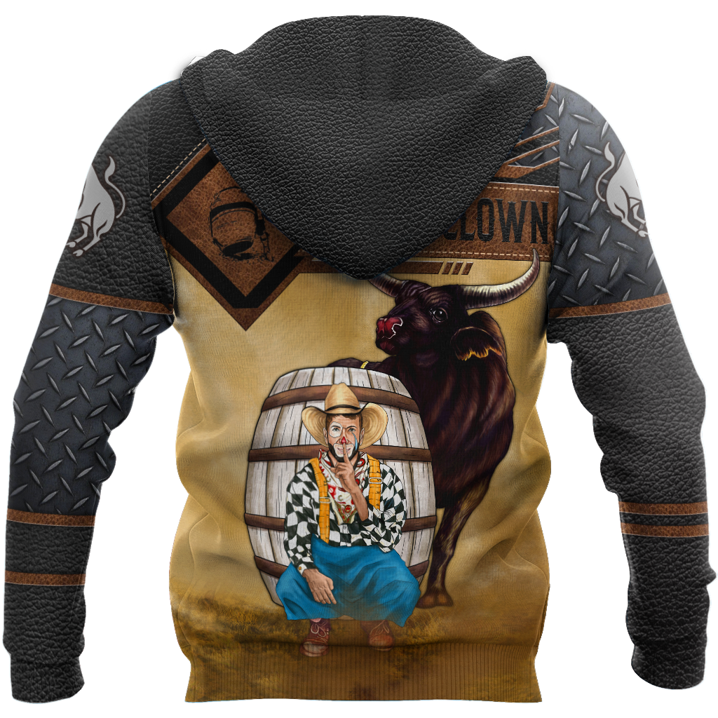 Personalized Name Bull Riding Hoodie - Bull Riding Apparel Rodeo Clown ...