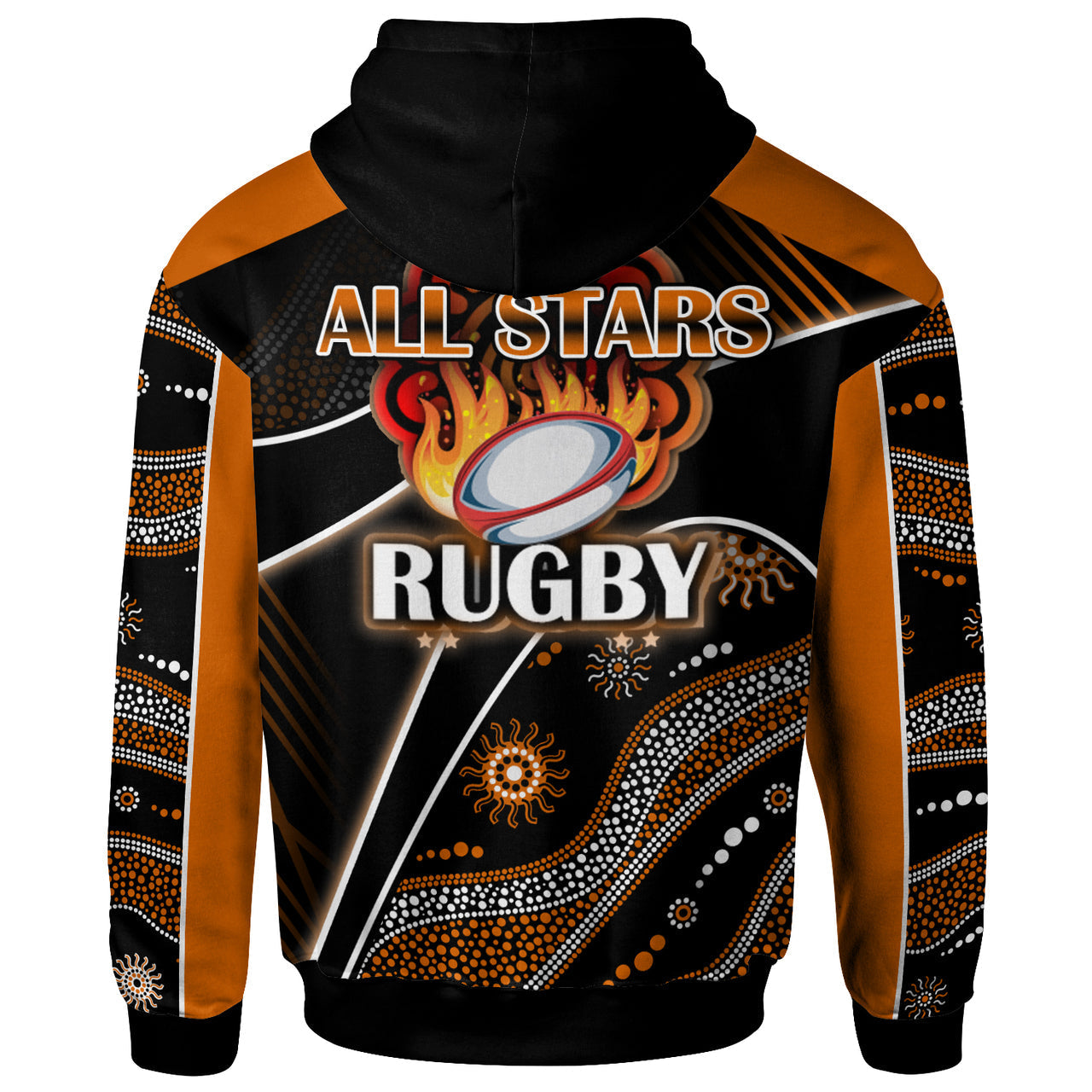 all-stars-rugby-hoodie-custom-rugby-ball-in-fire-hoodie-rlt13