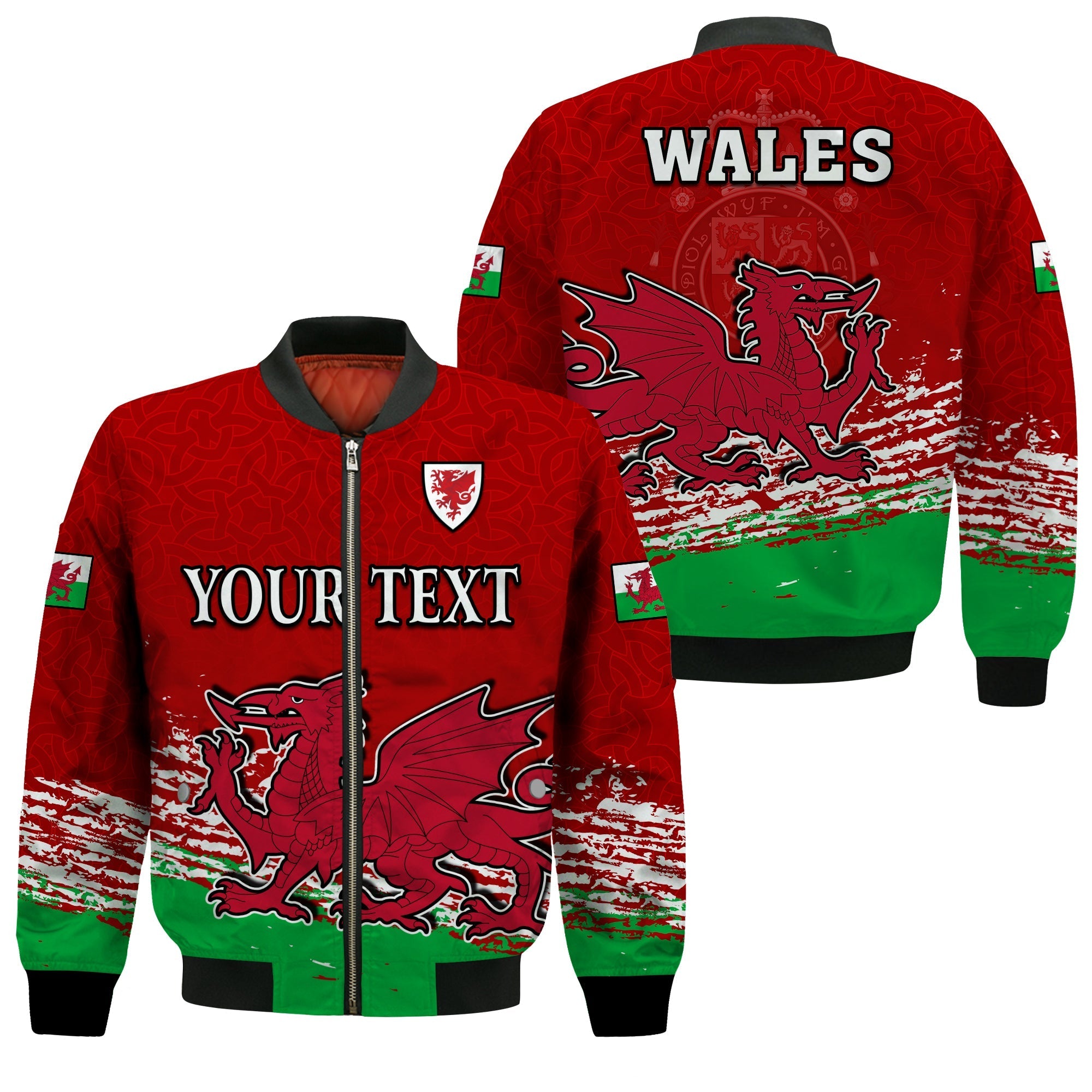 custom-personalised-wales-football-2022-bomber-jacket-come-on-cymru-the-red-wall
