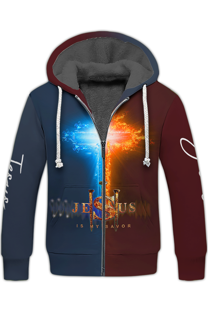 i-asked-god-to-make-me-a-better-man-fleece-zipper