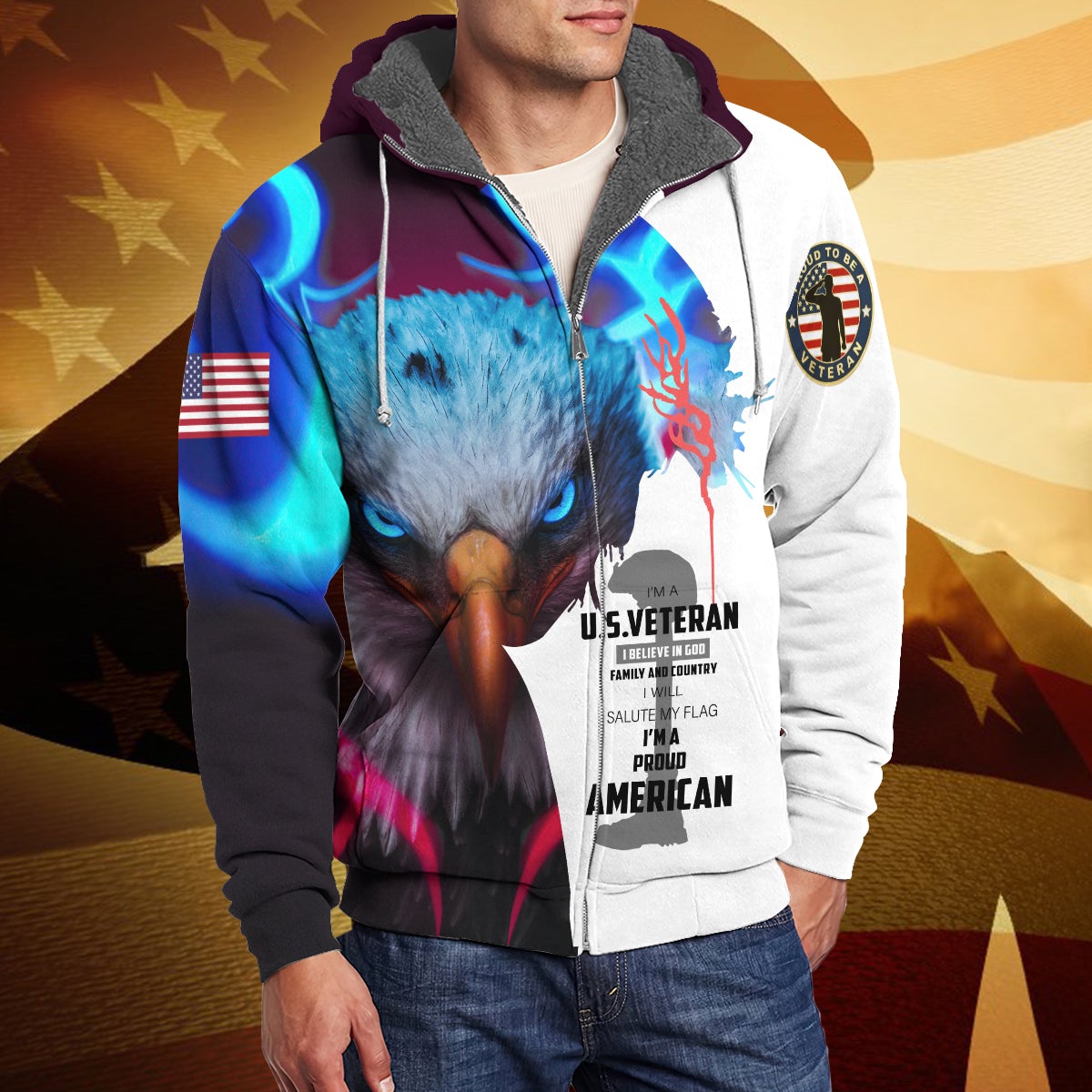eagle-3d-shirt-veteran-3d-fleece-zipper-gift-for-veteran