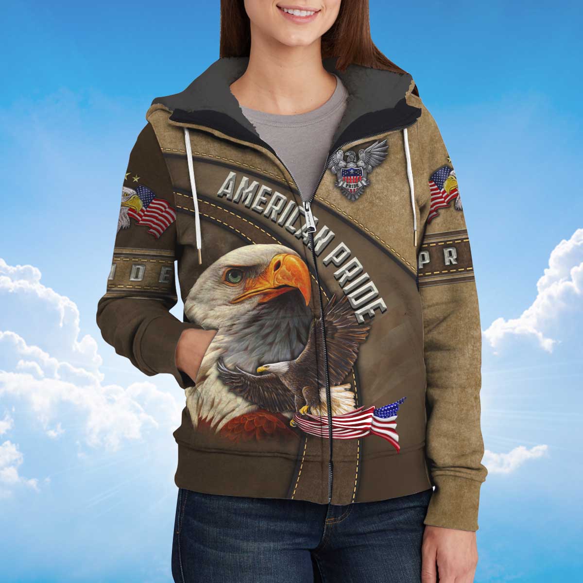 american-pride-flying-eagle-fleece-zipper-eagle-lover-fleece-zipper