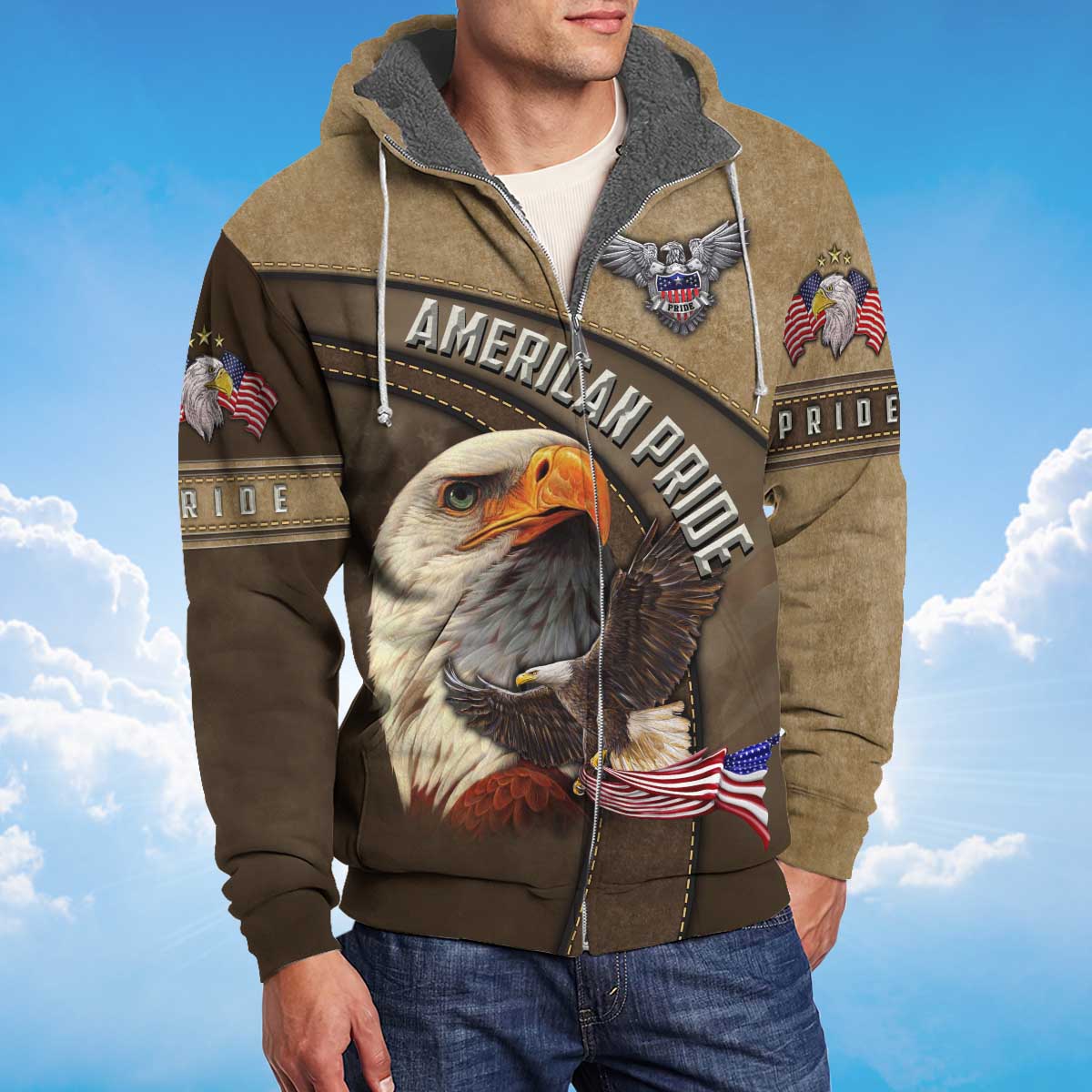 american-pride-flying-eagle-fleece-zipper-eagle-lover-fleece-zipper