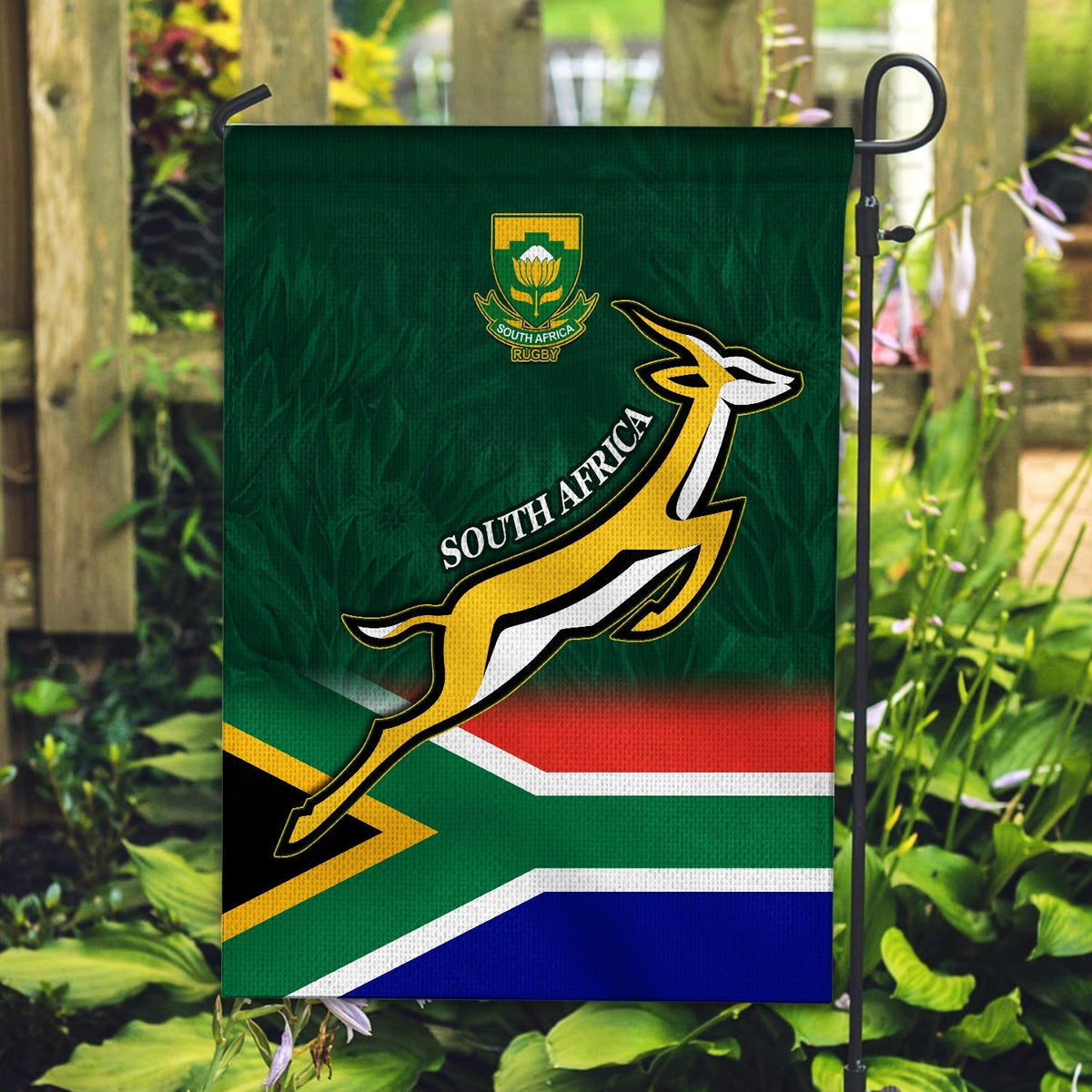 South Africa Rugby Flag Springboks Champion Bokke African Pattern Go B ...