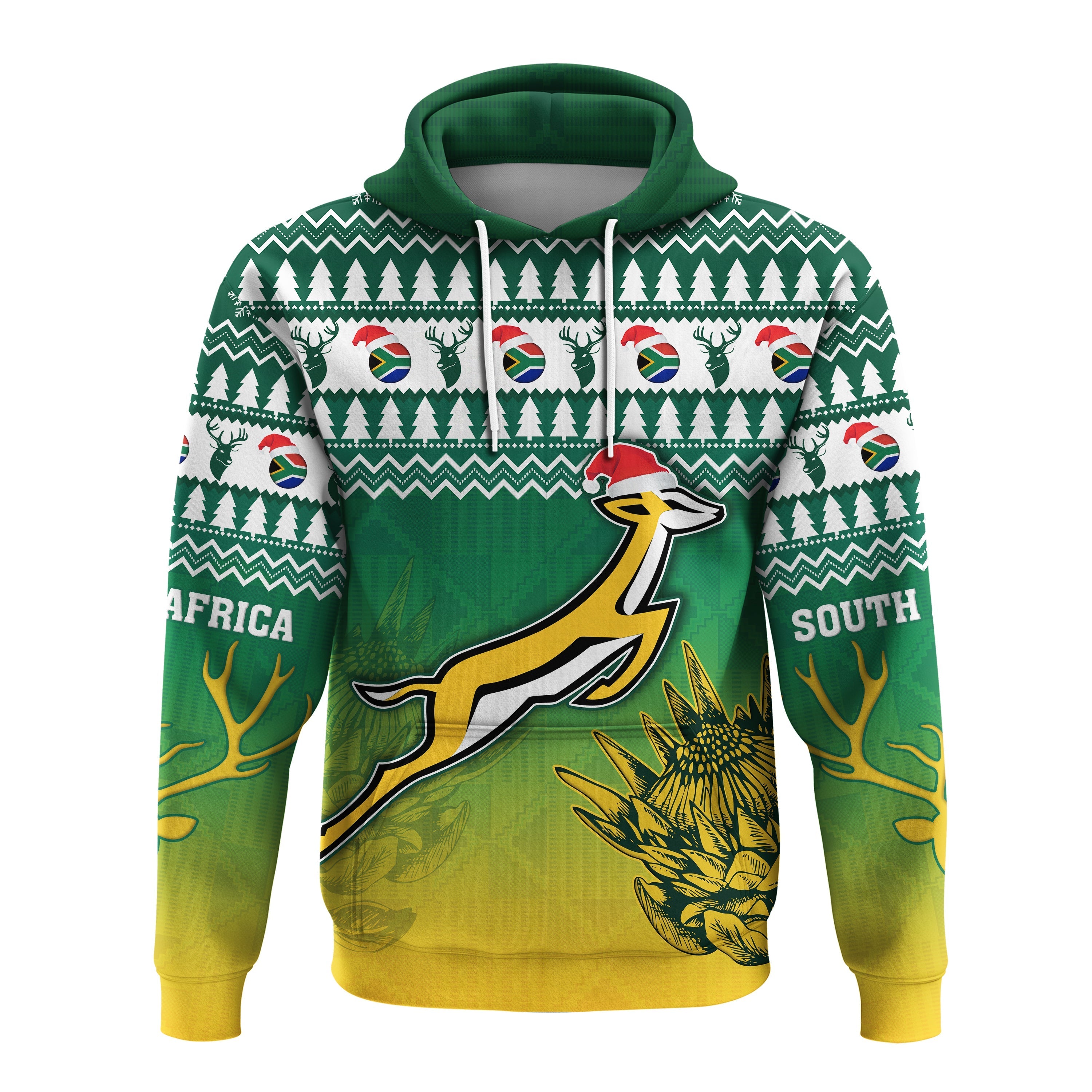 custom-personalised-south-africa-rugby-christmas-hoodie-proud-springboks